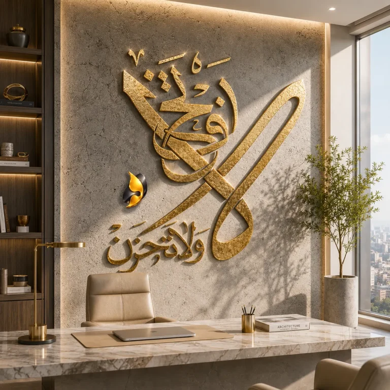 لاتخف و لا تحزن خط ثلث آرایه برتر
